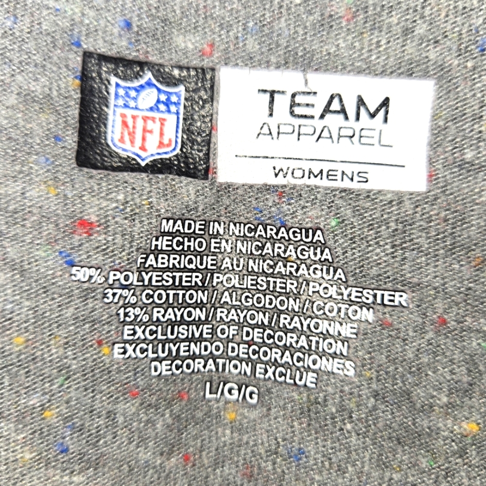 NFL Team Apparel Women's L Denver Broncos Shirt - Picture 5 of 12